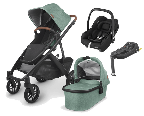 UPPAbaby Travel Systems UPPAbaby Vista V2 with Cabriofix i-Size Car Seat and Base - Gwen
