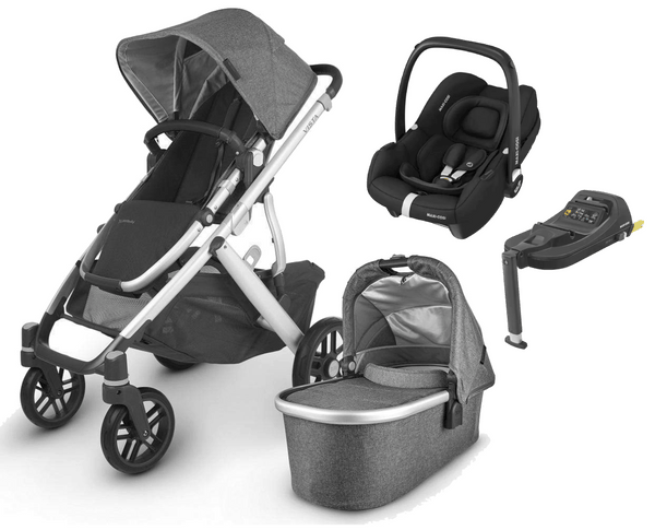 UPPAbaby Travel Systems UPPAbaby Vista V2 with Cabriofix i-Size Car Seat and Base - Jordan