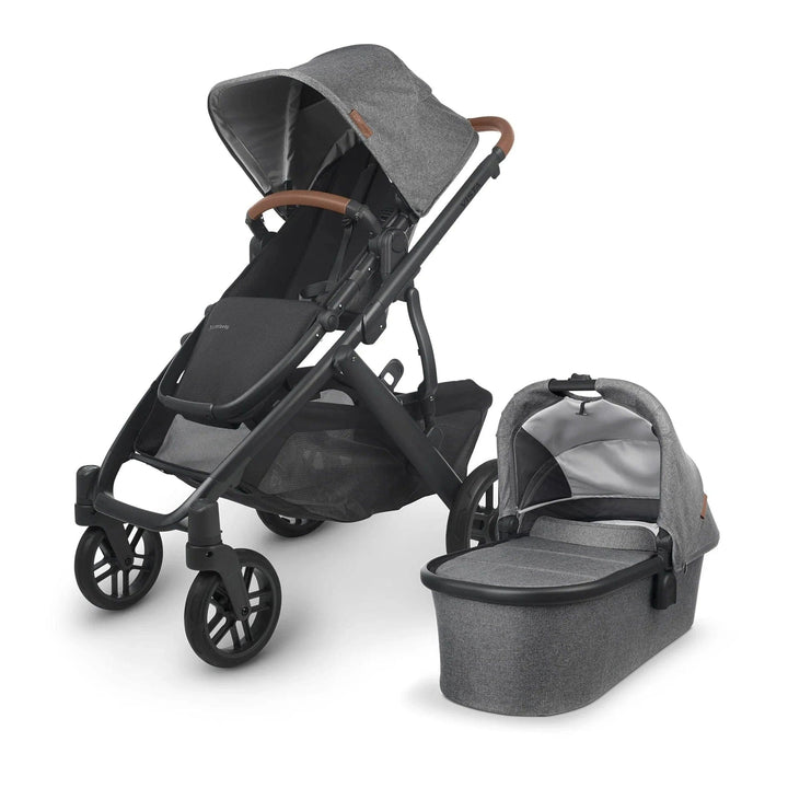 UPPAbaby Travel Systems UPPAbaby Vista V2 with Cloud Z2 Car Seat and Base - Greyson/Deep Black