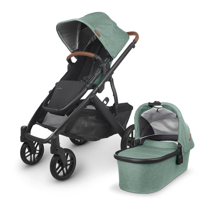 UPPAbaby Travel Systems UPPAbaby Vista V2 with Cloud Z2 Car Seat and Base - Gwen / Deep Black