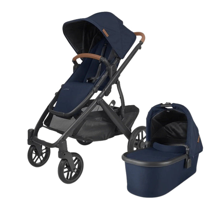 UPPAbaby Travel Systems UPPAbaby Vista V2 with Cloud Z2 Car Seat and Base - Noa/Deep Black