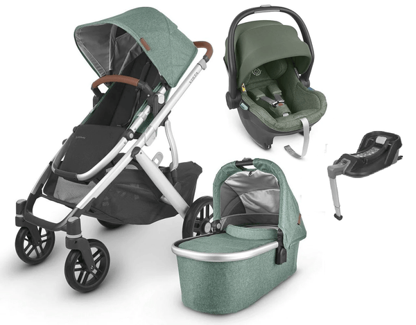 UPPAbaby Travel Systems UPPAbaby Vista V2 with Mesa Car Seat and Base - Emmett