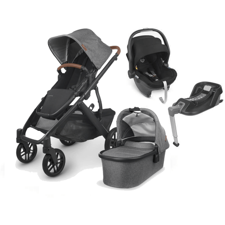 UPPAbaby Travel Systems UPPAbaby Vista V2 with Mesa Car Seat and Base - Greyson