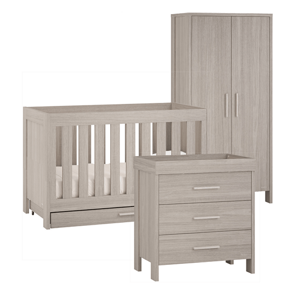 Venicci Nursery Furniture Venicci Forenzo 3 Piece Furniture Set - Nordic White